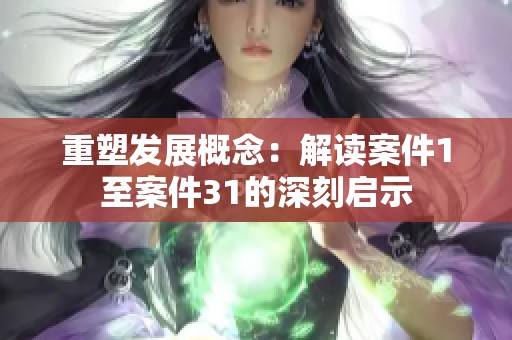 重塑发展概念：解读案件1至案件31的深刻启示