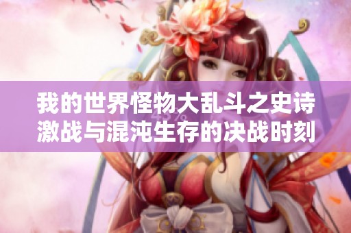 我的世界怪物大乱斗之史诗激战与混沌生存的决战时刻