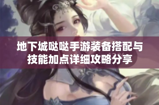 地下城哒哒手游装备搭配与技能加点详细攻略分享