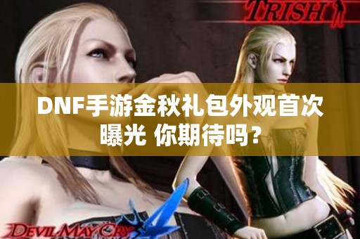 DNF手游金秋礼包外观首次曝光 你期待吗？