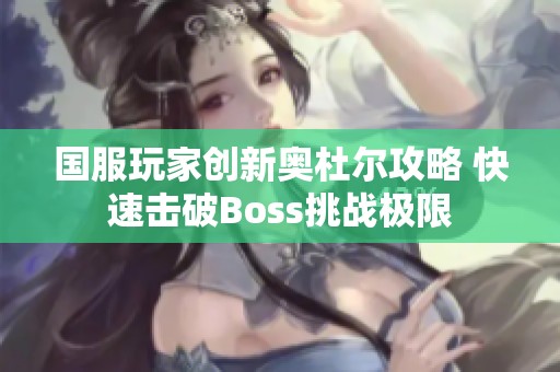 国服玩家创新奥杜尔攻略 快速击破Boss挑战极限