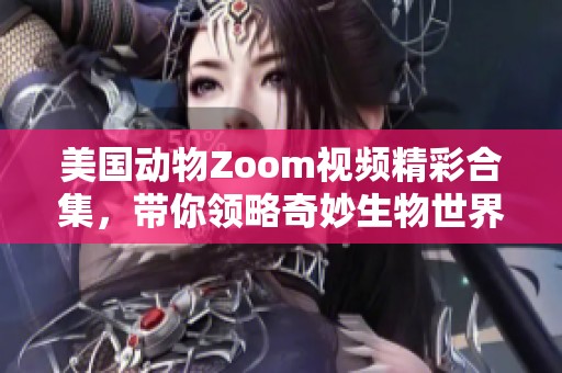 美国动物Zoom视频精彩合集，带你领略奇妙生物世界