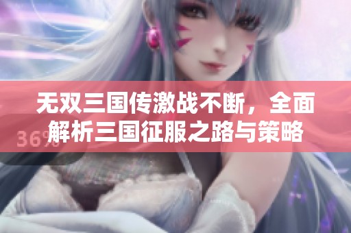 无双三国传激战不断，全面解析三国征服之路与策略