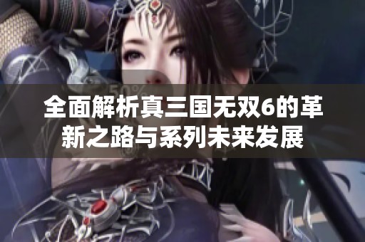 全面解析真三国无双6的革新之路与系列未来发展