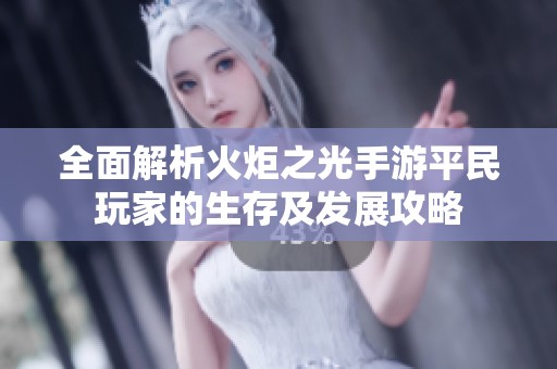 全面解析火炬之光手游平民玩家的生存及发展攻略