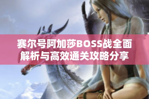 赛尔号阿加莎BOSS战全面解析与高效通关攻略分享