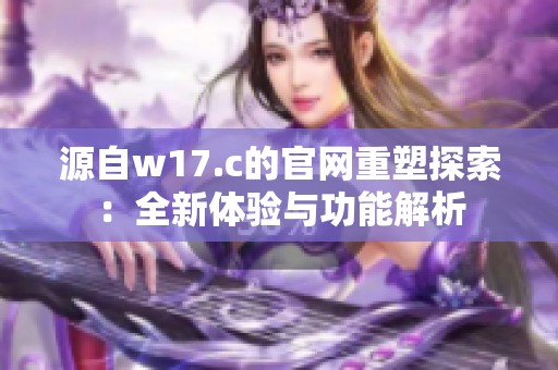 源自w17.c的官网重塑探索：全新体验与功能解析