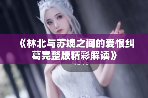 《林北与苏婉之间的爱恨纠葛完整版精彩解读》