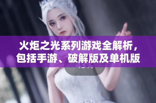 火炬之光系列游戏全解析，包括手游、破解版及单机版内容