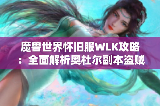 魔兽世界怀旧服WLK攻略：全面解析奥杜尔副本盗贼玩法与策略分享