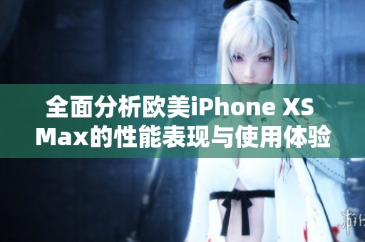 全面分析欧美iPhone XS Max的性能表现与使用体验