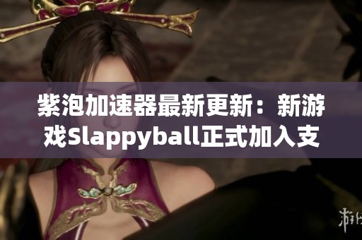 紫泡加速器最新更新：新游戏Slappyball正式加入支持名单提升玩家体验