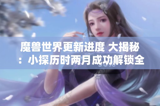 魔兽世界更新进度 大揭秘：小探历时两月成功解锁全部十门集合石