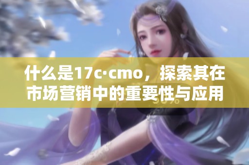 什么是17c·cmo，探索其在市场营销中的重要性与应用