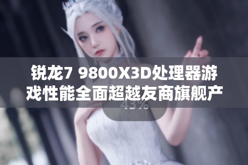 锐龙7 9800X3D处理器游戏性能全面超越友商旗舰产品