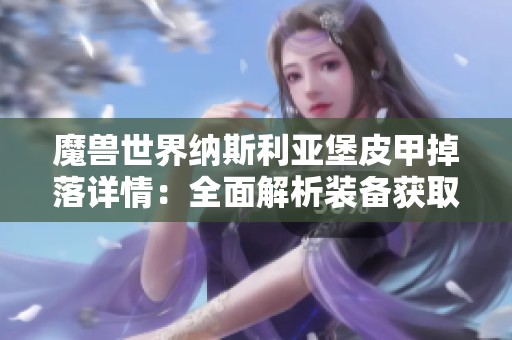 魔兽世界纳斯利亚堡皮甲掉落详情：全面解析装备获取途径与方法