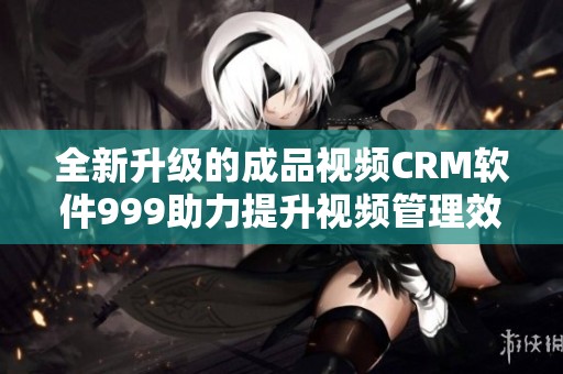 全新升级的成品视频CRM软件999助力提升视频管理效率