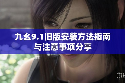 九幺9.1旧版安装方法指南与注意事项分享
