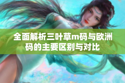 全面解析三叶草m码与欧洲码的主要区别与对比