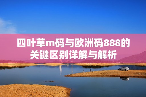 四叶草m码与欧洲码888的关键区别详解与解析