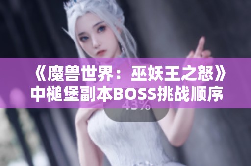 《魔兽世界：巫妖王之怒》中槌堡副本BOSS挑战顺序全解析与攻略分享