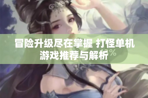 冒险升级尽在掌握 打怪单机游戏推荐与解析