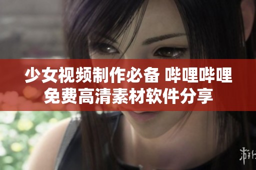 少女视频制作必备 哔哩哔哩免费高清素材软件分享