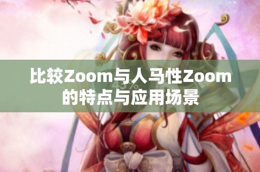 比较Zoom与人马性Zoom的特点与应用场景