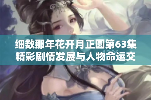 细数那年花开月正圆第63集精彩剧情发展与人物命运交织探讨