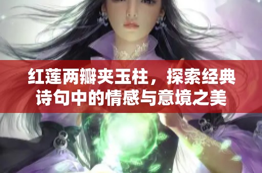 红莲两瓣夹玉柱，探索经典诗句中的情感与意境之美