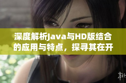 深度解析Java与HD版结合的应用与特点，探寻其在开发中的优势与挑战